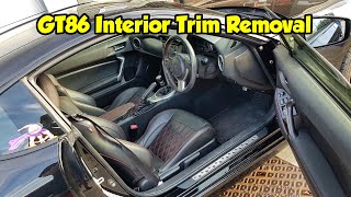 GT86 Interior Trim Removal  Quick Tutorial [upl. by Chavaree]