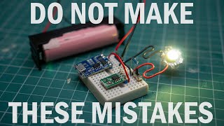 DONT make an LED flashlight like this [upl. by Dewain]