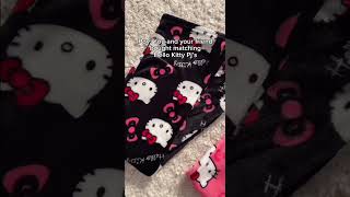 Comment if you’d match in these Hello Kitty pajamas 🐱💖 HelloKitty Pajamas [upl. by Naj]