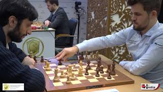 Magnus Carlsens killer move stuns Jobava  World Blitz 2019 [upl. by Joana54]