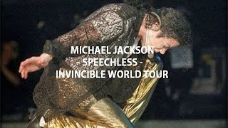 Michael Jackson  Speechless  Invincible World Tour [upl. by Wilfred308]