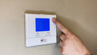 How To Use PRO1 T701 Thermostat [upl. by Lizned]