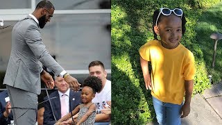 LeBron James Daughter  2018 Zhuri James [upl. by Delp739]