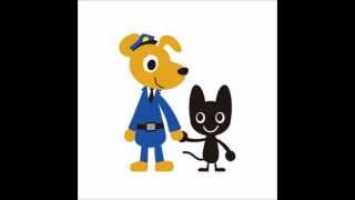 童謡 ♪犬のおまわりさん A Japanese childrens song quot Doggy Cop And Lost Kitty quot [upl. by Kleinstein996]