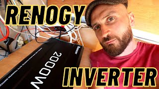 HOW TO INSTALL A RENOGY 2000W INVERTER IN A VW CRAFTER CONVERSION  EP 60 [upl. by Walton]