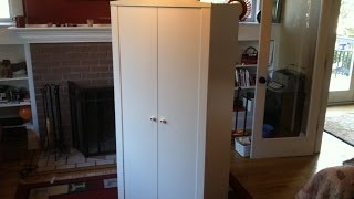 Ikea HENSVIK Wardrobe Detailed Assembly Tutorial [upl. by Blancha]