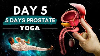 Day 5 of a Prostate Problem FREE Life  Yoga Exercises for Men [upl. by Analed]