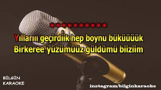 Azer Bülbül  Yüzümüz Gülmedi Bizim Karaoke Orjinal Stüdyo [upl. by Anesor]