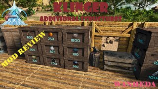 Ark Ascended Mod Review Klinger Additional Structures [upl. by Osmen]