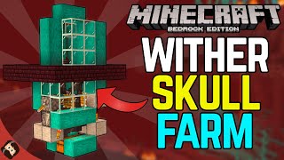 Wither Skull Farm For Minecraft Bedrock 120 [upl. by Onahpets]