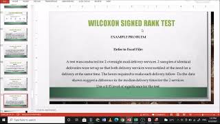 Wilcoxon Signed Rank Test using PSPP [upl. by Eetnahc]