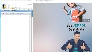 Cara Membuat Stiker Telegram Lengkap  Create stickers for Telegram Messenger [upl. by Schilit78]