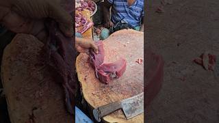 Best deahi ox solid meat borfi shape cutting skill in bd [upl. by Eussoj]