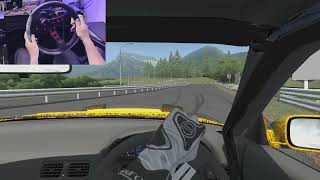 180SX Assetto Corsa  Simucube 2 Pro Gameplay [upl. by Ydnem]