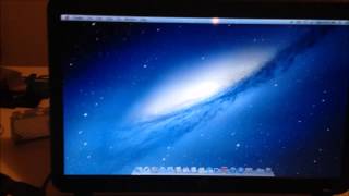 Mac OS X Mountain lion on HP 15d006ed 3rd i53230M Hackintosh [upl. by Albin]