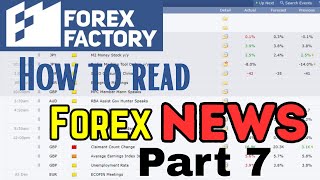 Forex Factory Part 7 Mastering NFP Analysis for Profitable Trading [upl. by Tanner906]