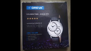 OREVA WALL CLOCK NIGHT GLOW unboxing and review [upl. by Karly925]