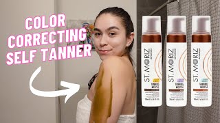 Testing the new St Moriz Advanced Color Correcting Tanning Mousse [upl. by Gney85]