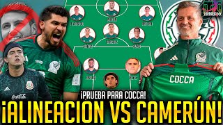 ¡POSIBLE alineación México vs Camerún ✅ Partido Amistoso 🔴 Donde Ver México VS Camerún En Vivo [upl. by Outlaw253]