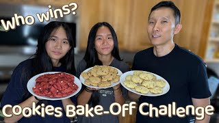 Janet vs Kate vs Tad Cookie BakeOff Competition [upl. by Yelknirb]