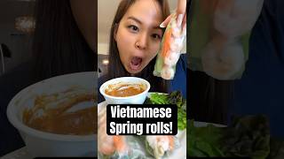 Vietnamese spring rolls healthy healthyfoods springrollwrapper springroll vietnamese [upl. by Narbig318]