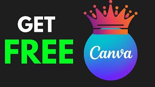 How to get Canva Pro For Free in 2024 [upl. by Anecusa136]