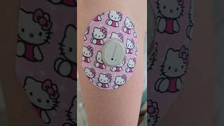 Dexcom Change w Hello Kitty diabetes t1d type1diabetes dexcom dexcomg7 diabadass hellokitty [upl. by Jena]