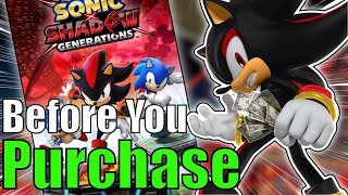 Is Sonic X Shadow Generations ACTUALLY Worth Buying [upl. by Reisch794]