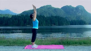 Top 3 Beginner Yoga Weight Loss Poses Video for Women 40 [upl. by Leay]