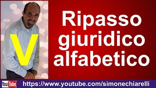 Simone Chiarelli in ripasso giuridico alfabetico V [upl. by Elliott]