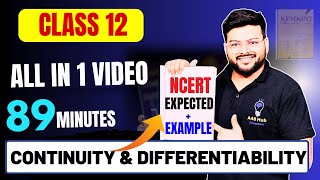 Expected and Repeated Question of Continuity and Differentiability I Class 12 I Expected Questions [upl. by Brande]