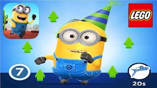 Minion Rush Partier upgrade costume gameplay walkthrough ios android [upl. by Dyrraj]