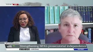 Strengthening NPAs prosecutorial independence Dr Jean Redpath weighs in [upl. by Roda]