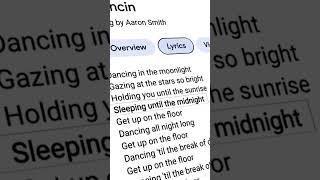 Dancin musiclyrics [upl. by Esialb]