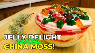 Make Healthy Summer Jelly with China Moss  Mallika Joseph Food Tube [upl. by Anivel]