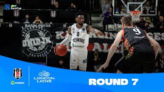 Besiktas Emlakjet IstanbulLondon Lions  Round 7 Highlights  202324 BKT EuroCup [upl. by Sivek]