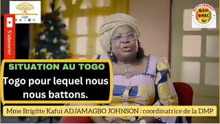 TOGO  L’alternance politique la démocratie et les droits fondamentaux  Brigitte Johnson Adjamagbo [upl. by Bethina]