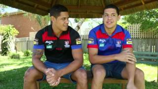 RLW TV Dane and Jacob Gagai  Rugby League Week [upl. by Carlton]