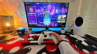 Fortnite Xbox Series S But You Are Me POV Handcam [upl. by Nickolaus]