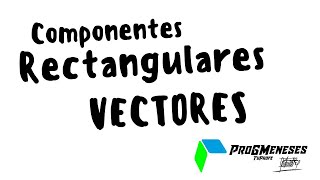 Componentes rectangulares de un vector  Suma de Vectores  ProGMeneses [upl. by Piselli647]