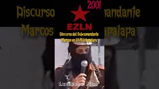 Discurso del Subcomandante Marcos en la uam mexico historia noticias pri ezln marcos escuela [upl. by Nuhs]