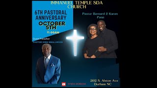 ITSDA Sabbath Service Pastor King Smallwood 05 Oct 2024 [upl. by Netnilc]