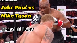 JAKE PAUL VS MIKE TYSON THE TERRIFYING FIGHT 🥊  ESPN Ringside Highlights [upl. by Berey]