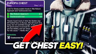 HOW TO COMPLETE EUROPA CHEST QUEST FAST amp EASY  DESTINY 2 BEYOND LIGHT [upl. by Sanson]