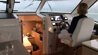 Aquila 44 running in bad weather Contact Justin Lindhorst for US sales 239 7707096 [upl. by Bar]