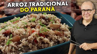 CHEF TAICO ENSINA A PREPARAR UM DELICIOSO ARROZ DE ENTREVERO COM BACON LINGUIÇA E PINHÃO [upl. by Ioj]