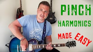 How to play Pinch Harmonics 🤌 Full Guitar Lesson [upl. by Ainedrag211]