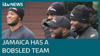 Jamaican bobsleigh team heading to Winter Olympics  ITV News [upl. by Catharina]