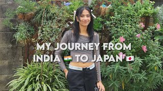 Moving to Japan ₊˚⊹♡ Indian in Japan 🇮🇳🇯🇵 MEXT scholarship Japan 🍣 [upl. by Nauqan]