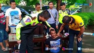 DetikDetik Menegangkan Mobil Polisi Kejar Kendaraan Pencuri Accu di Surabaya [upl. by Nadual]